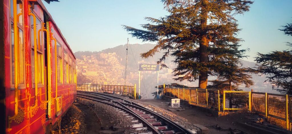kalka to Shimla toy train